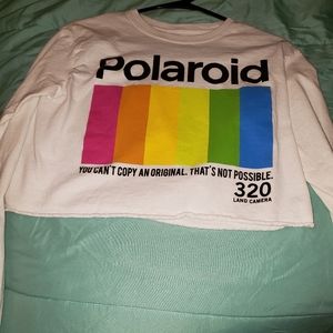 Polaroid crop top
